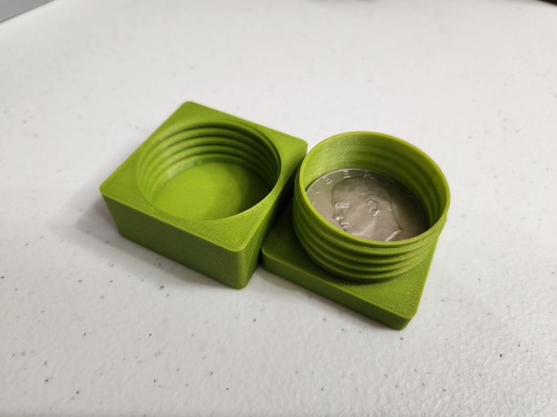 Silver Dollar Coin Tube