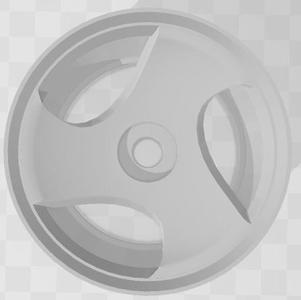 1/64 3 Spoke Blade Wheels