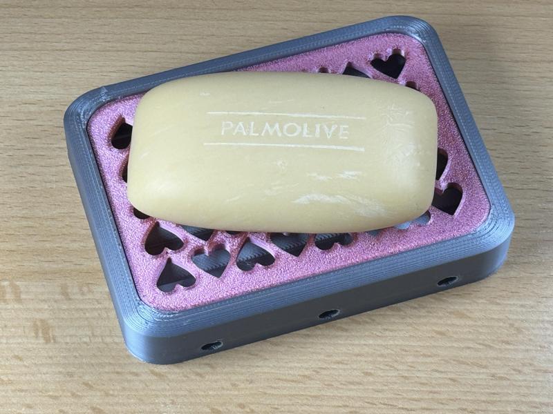 Seifenschale mit Herz