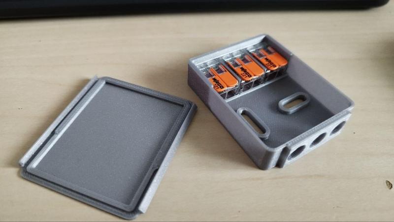 WAGO 221 3x2 thin junctionbox