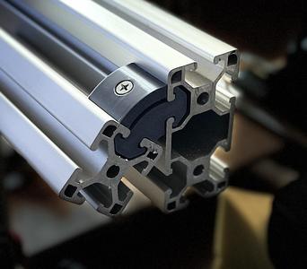 45° angle bracket for aluminum extrusion