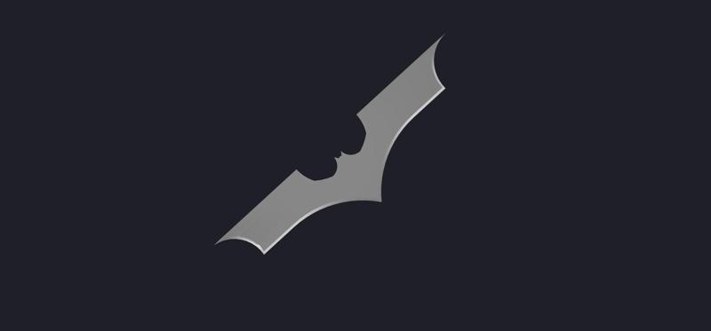 Bat ninja star 3D MODEL