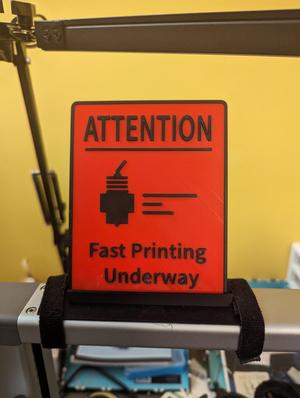 Fast printing under way!
