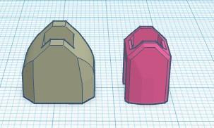 2x muscle uper arm dummy 13