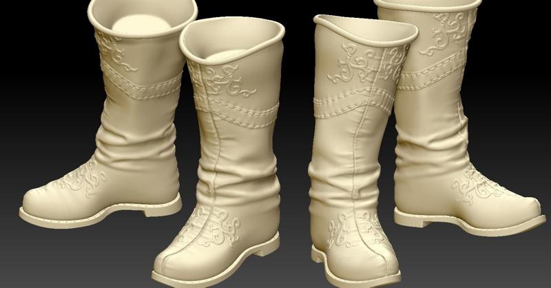 Boots 3D print model