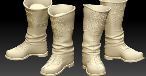 Boots 3D print model