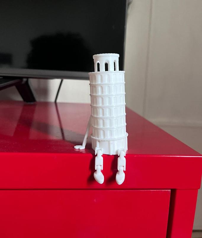 Articulated Leaning tower of Pisa