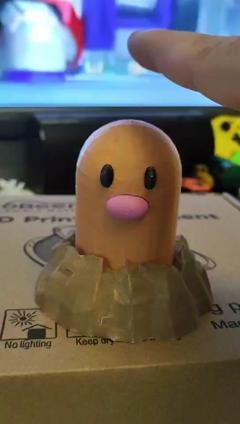 Single Diglett Fidget, Head-Shaking Toy