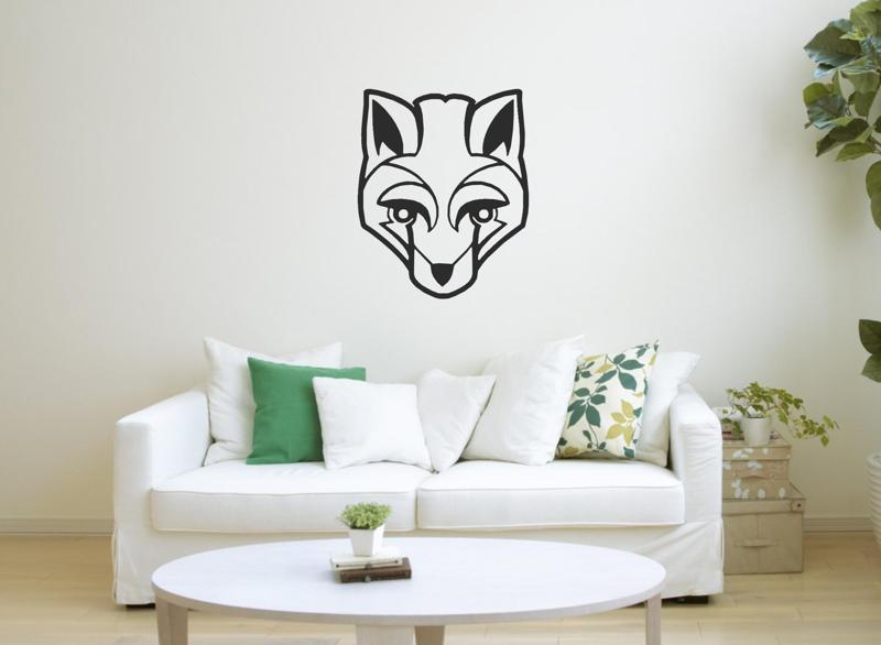 Cool Fox Face - Wall Art Decor