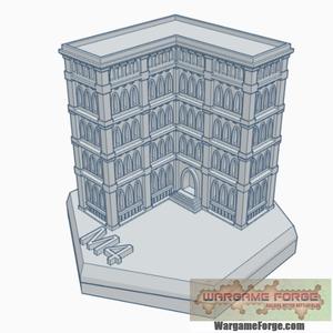 Gothic Building 16 Hex Map Scale HMSG016