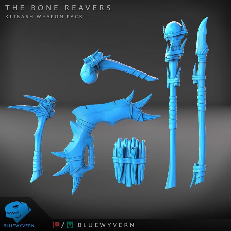The Bone Reavers - Kitbash Weapon Pack A