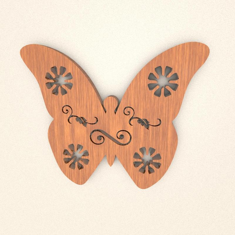 Butterfly Wall Decoration WAELLISH26