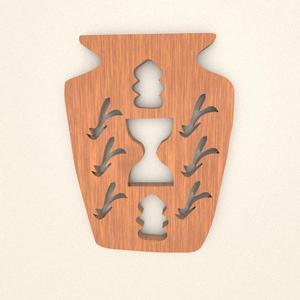 Vase Wall Decoration WAELLISH42