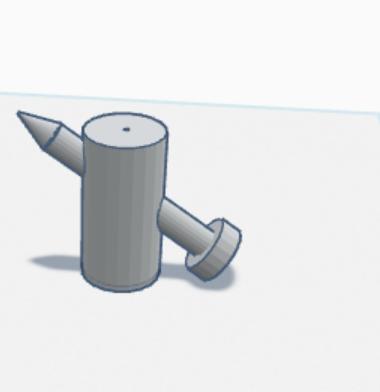 nail thorough finger prank-     less than 7g filament!