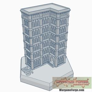 Gothic Building 45 Hex Map Scale HMSG045