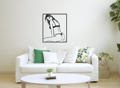 Woman posing - Wall Art Decor