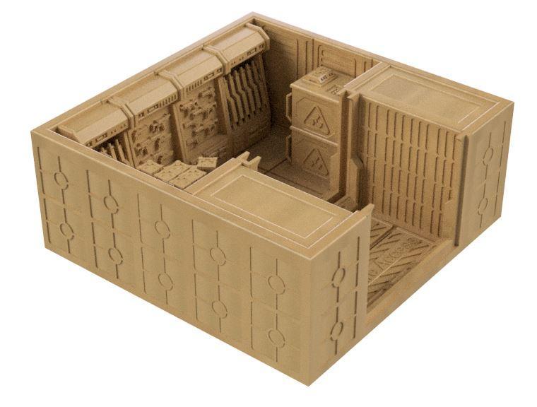 Sci Fi Corridor - Weapons Room