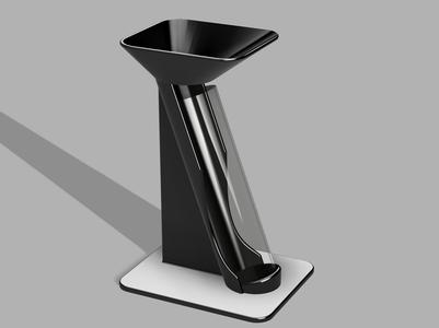 Coffee Single Dose Lab Tube Carrier + Funnel