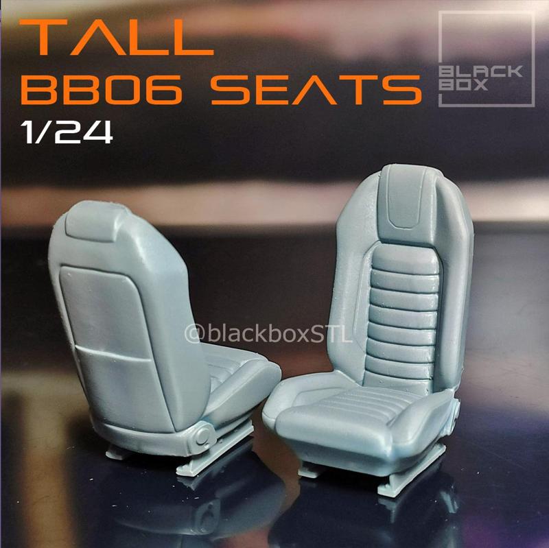 TALL Seat BB06 FOR DIECAST AND MODELKITS 1-24th
