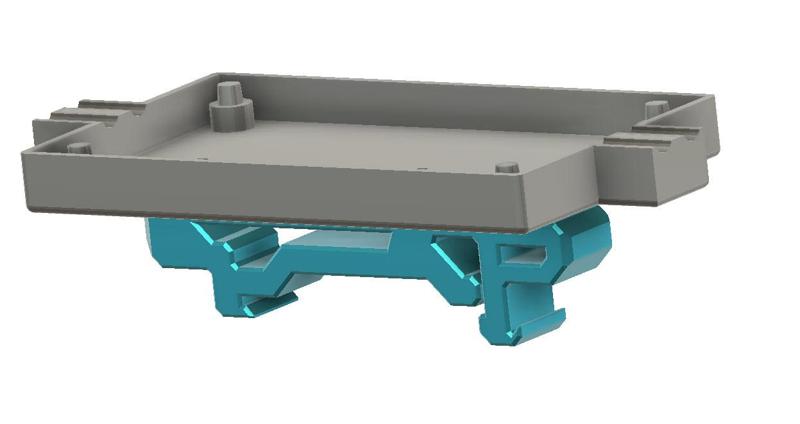 LM2596S DC-DC Mount for voron pcb din clip