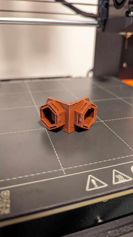 HSW Corner joiner - connectors rotated 90°