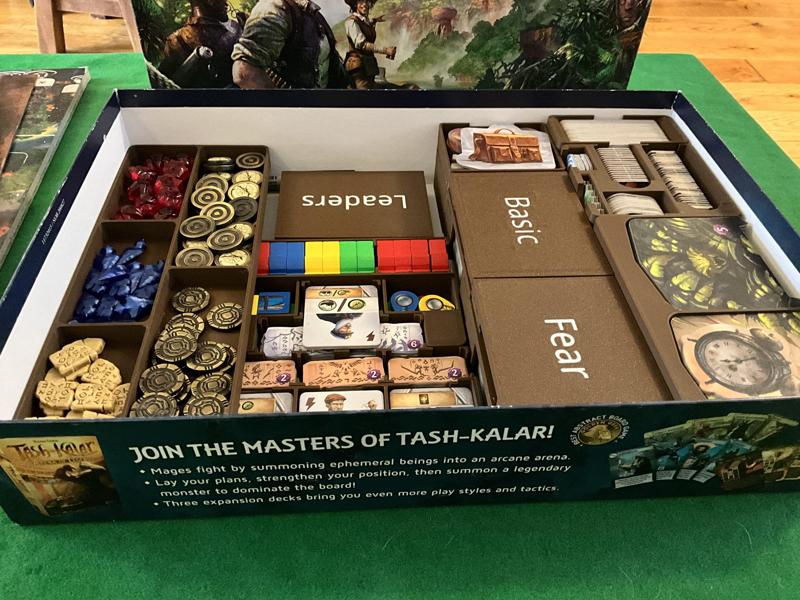 Lost Ruins of Arnak insert - includes Leaders and Missing Expedition expansions