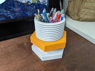 Bolt and Nut Pen Holder