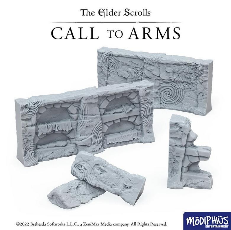 The Elder Scrolls: Call to Arms - Print at Home - Nord Tomb Walls