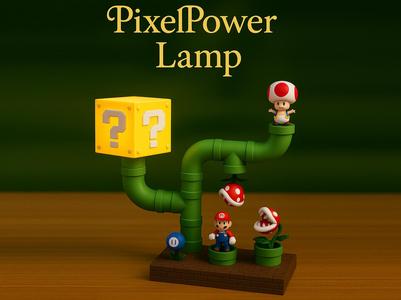 Super Mario PixelPower Lamp