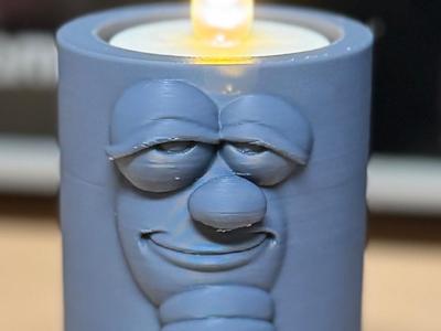 Contented Worm - Candle