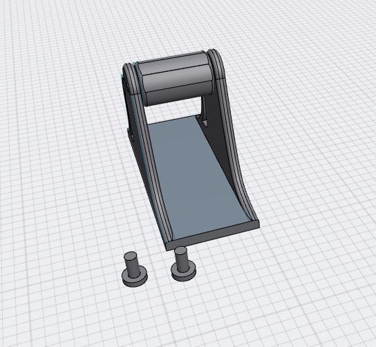 A 3D Printing Filament Holder