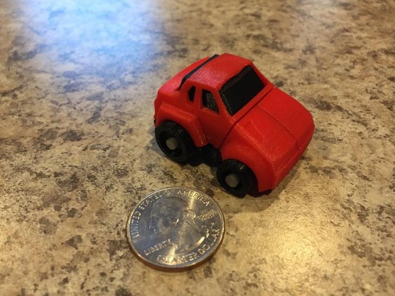 80's Car to Robot transformer with hubcap