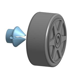 Replacement Wheel for Toy Cars