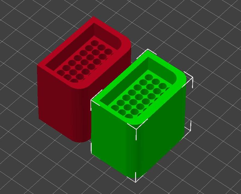 mould to create silicone brushes