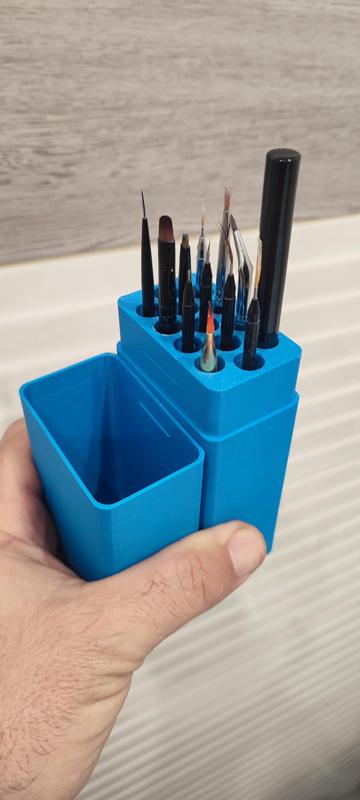 Nail art brush holder
