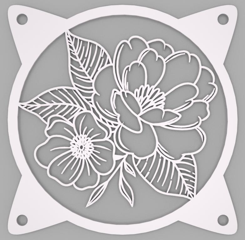 Cherry blossom FAN COVER 120 mm