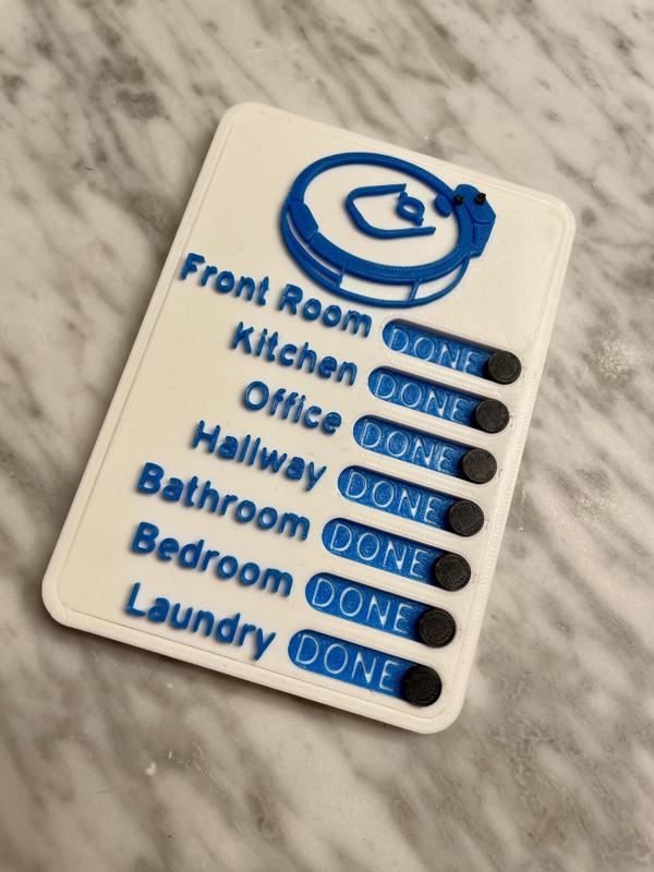Roomba Room / Chore Tracker