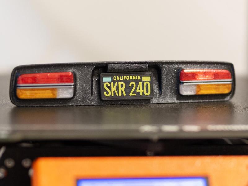 Custom license plate for 3D Sets Sakura 240