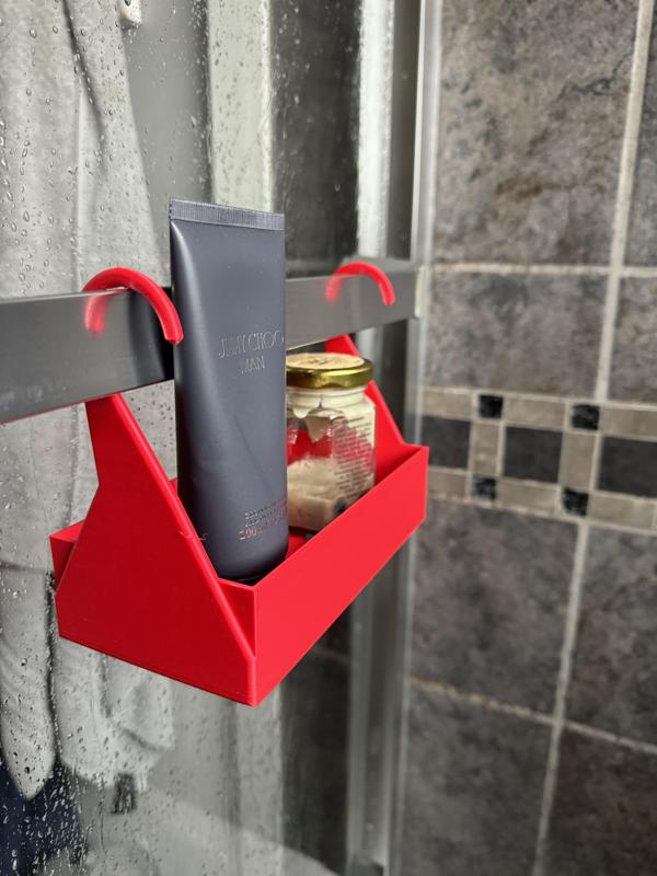 Hanging Shower Door Shelf
