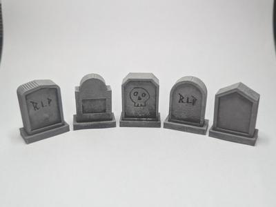 Spooky Tombstones