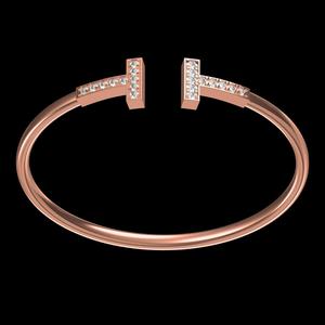 T Cuff Bracelet