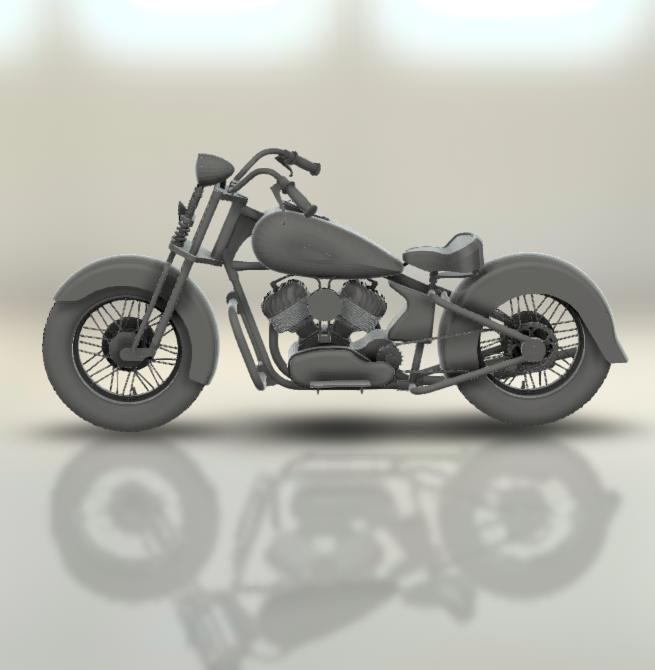 Harley-Davidson WL45 1946.