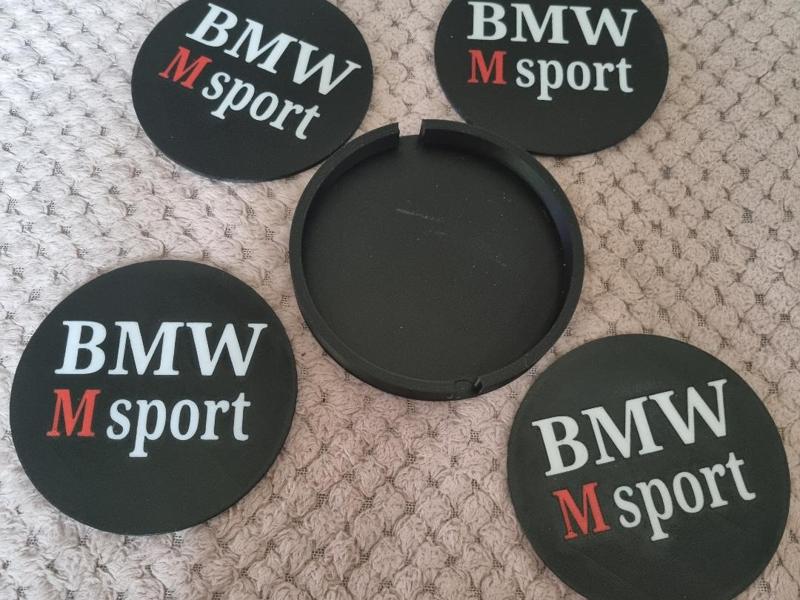 BMW m sport style drinks coasters