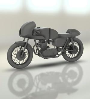 Norton Commando TT Race 1975