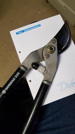 Gardena 309 Garden Scissor Rubber Rest Gartenschere Gummi Begrenzer