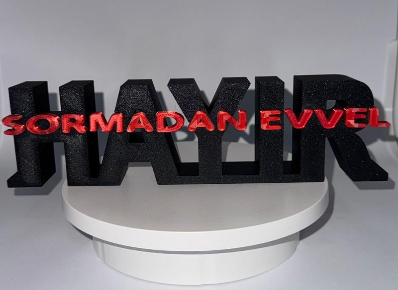 Sormadan evvel - HAYIR