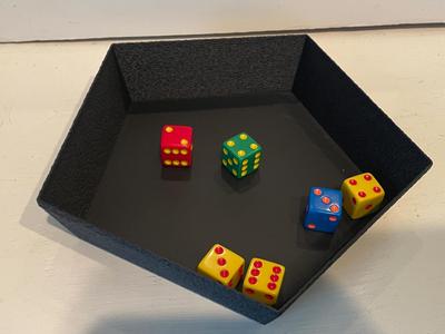 Dice Tray - Vase / Fuzzy + Stackable