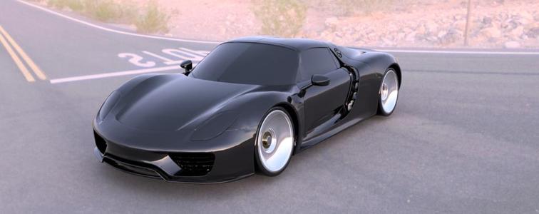 Porsche 918 98mm wheelbase for Open Z.