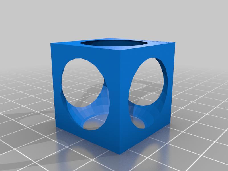 Gold Coin Cube