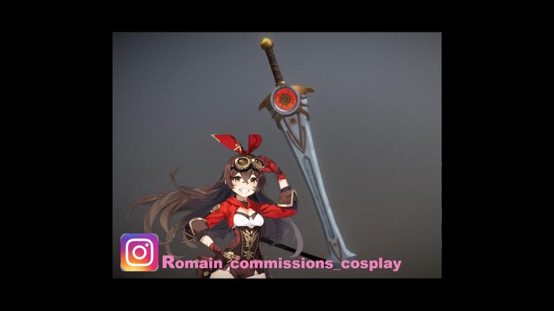 3MF STL HEAVY SWORD GENSHIN IMPACT